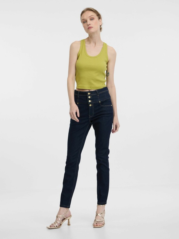 Orsay Tamnoplave ženske skinny traperice ORSAY