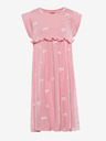 NAX NAX Eseqo haljina za djevojčice s uzorkom u ružičastoj boji