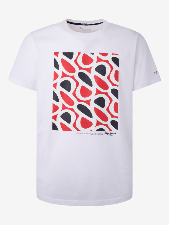 Pepe Jeans Pepe Jeans Agin bijela muška majica