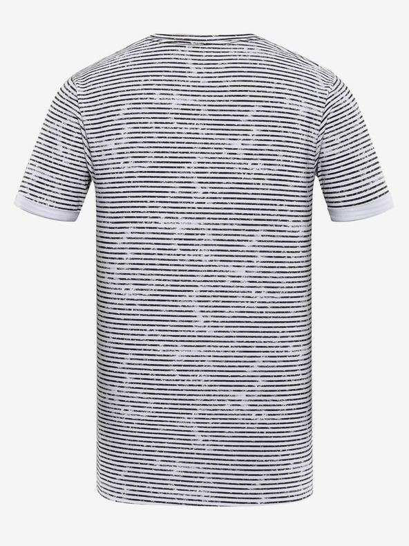 NAX Crna muška majica s uzorkom NAX Ovex