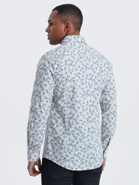 Ombre Clothing Siva muška košulja s uzorkom Ombre Clothing