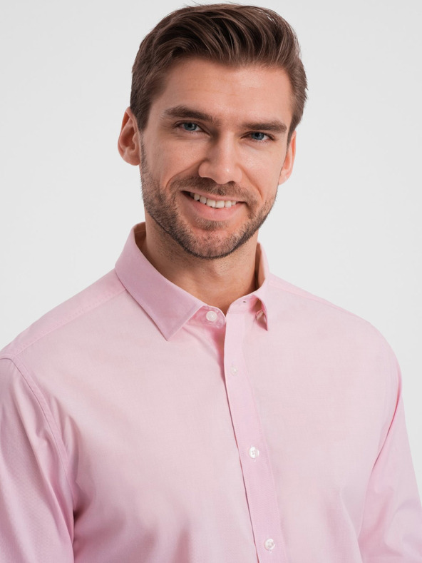 Ombre Clothing Ombre Clothing ružičasta muška košulja