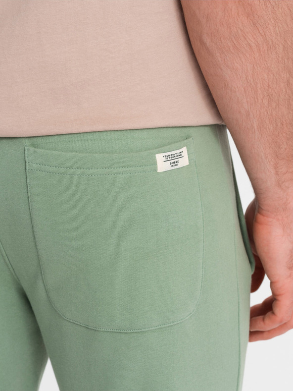 Ombre Clothing Zelene muške trenirke Ombre Clothing