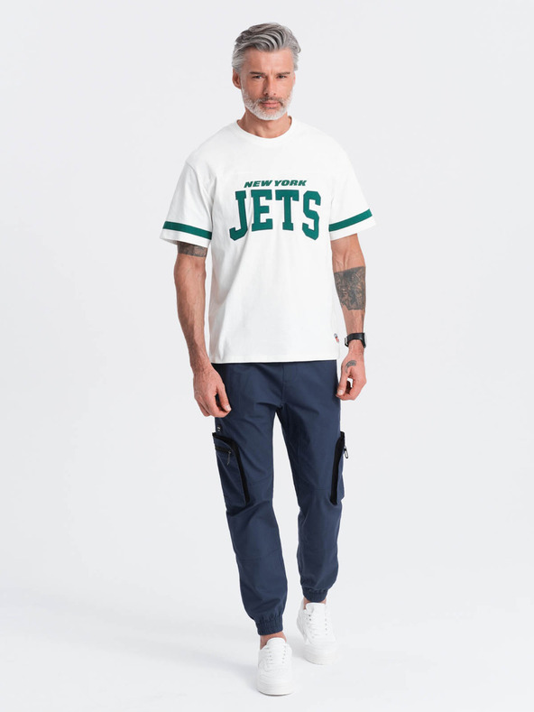 Ombre Clothing Tamnoplave muške cargo jogger hlače Ombre Clothing