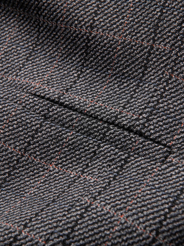 Ombre Clothing Siva muška jacquard jakna Ombre Clothing