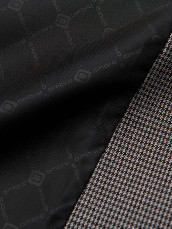 Ombre Clothing Ombre Clothing sivi muški fini karirani sako