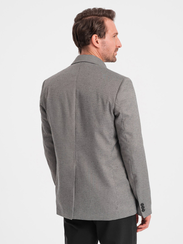 Ombre Clothing Ombre Clothing sivi muški fini karirani sako