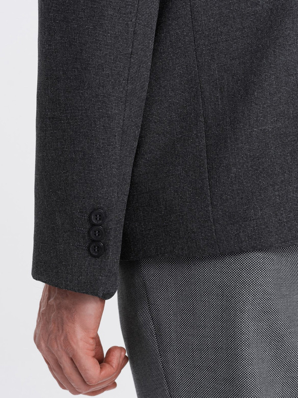 Ombre Clothing Tamno siva muška jakna Ombre Clothing