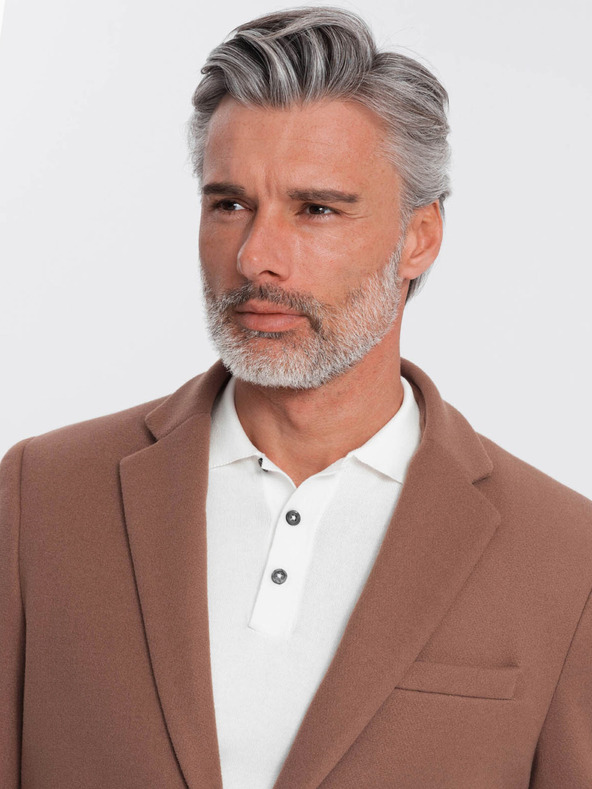 Ombre Clothing Smeđa muška jakna Ombre Clothing