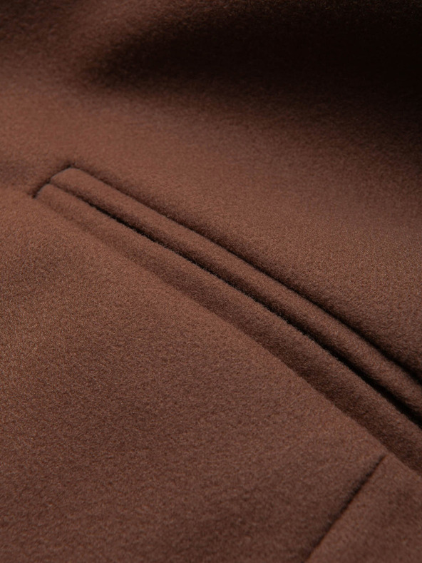 Ombre Clothing Smeđa muška jakna Ombre Clothing