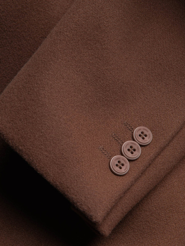 Ombre Clothing Smeđa muška jakna Ombre Clothing