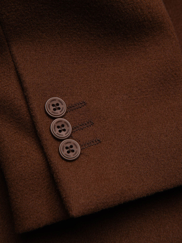 Ombre Clothing Smeđa muška jakna Ombre Clothing