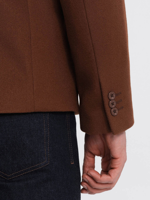 Ombre Clothing Smeđa muška jakna Ombre Clothing