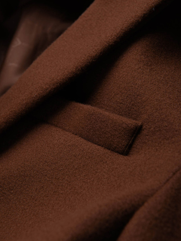 Ombre Clothing Smeđa muška jakna Ombre Clothing