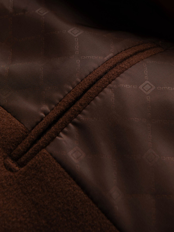 Ombre Clothing Smeđa muška jakna Ombre Clothing