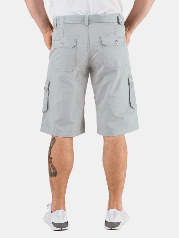 Sam 73 Svijetlo sive muške kratke hlače s džepovima SAM 73
