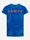 Sam 73 Plava majica s uzorkom SAM 73 Theodore za dječake