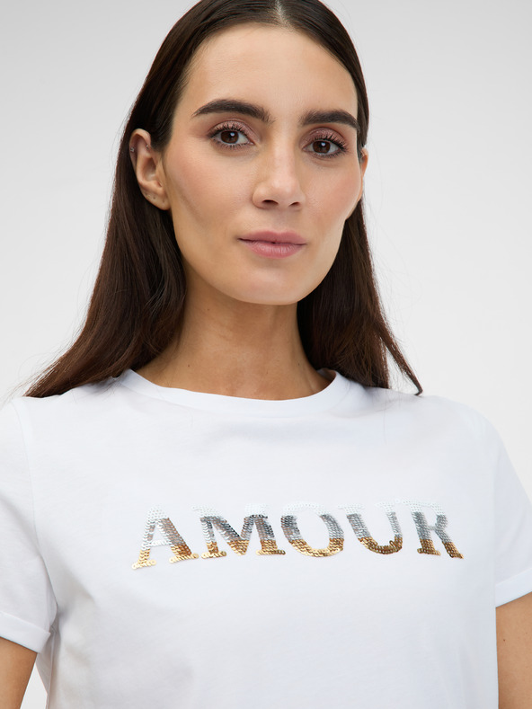 Orsay Bijela ženska majica kratkih rukava ORSAY