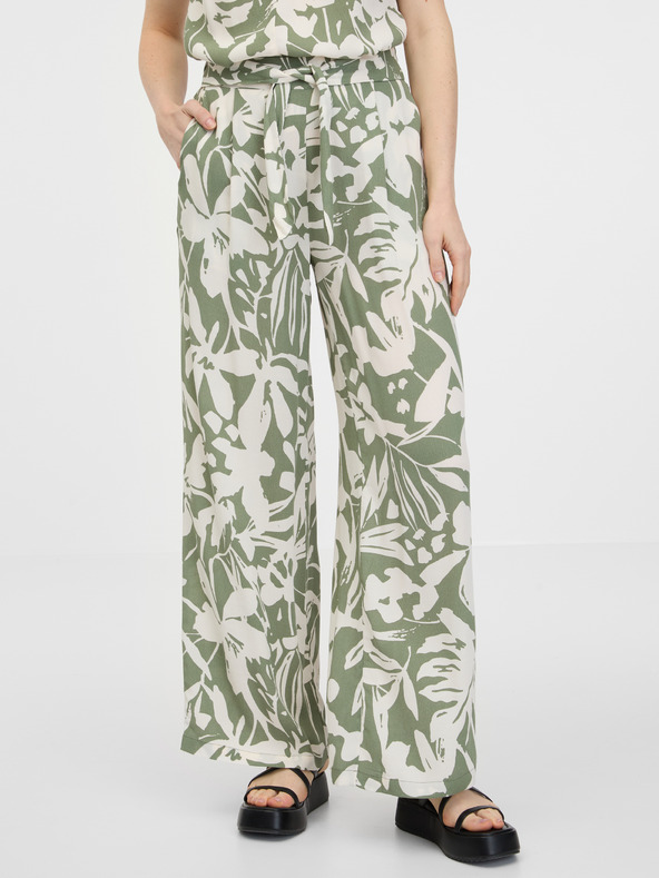 Orsay Kaki ženske široke hlače ORSAY