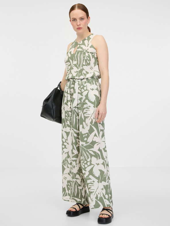 Orsay Kaki ženske široke hlače ORSAY