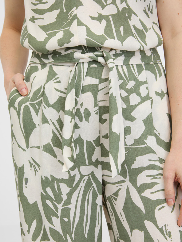 Orsay Kaki ženske široke hlače ORSAY