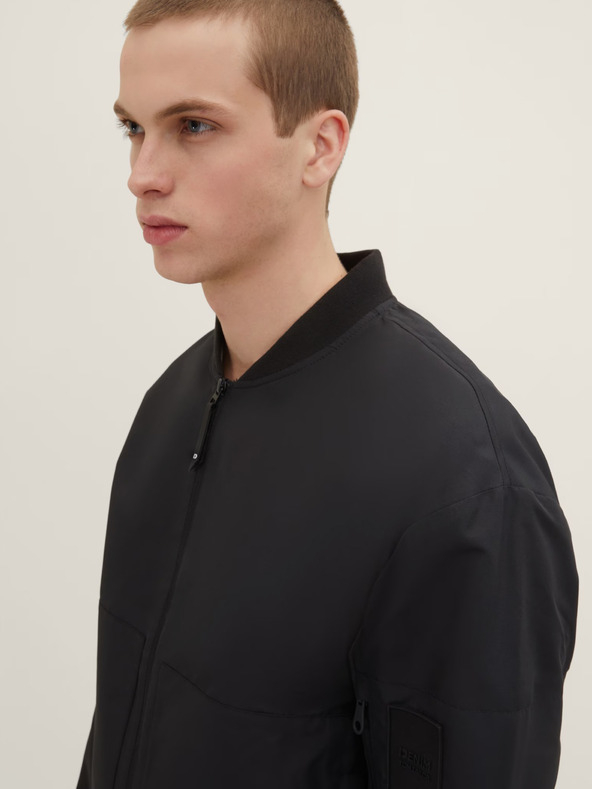 Tom Tailor Denim Crna muška bomber jakna Tom Tailor Denim