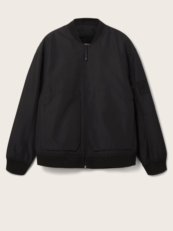 Tom Tailor Denim Crna muška bomber jakna Tom Tailor Denim