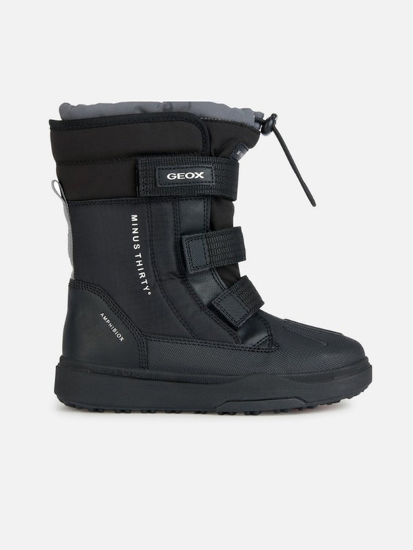 Geox Crne djecje zimske cipele Geox Bunshee Pg B A