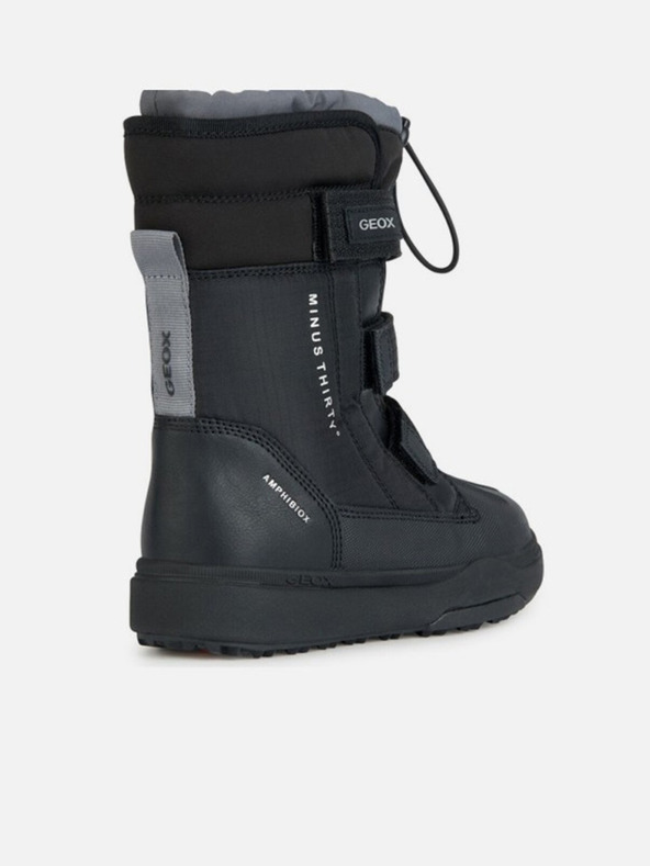 Geox Crne djecje zimske cipele Geox Bunshee Pg B A