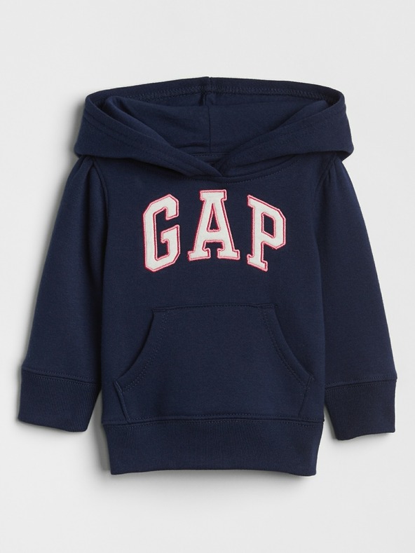 GAP Baby fleece dukserica s logom GAP