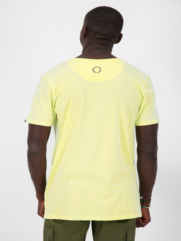 Alife and Kickin Žuta muška majica s printom Alife and Kickin