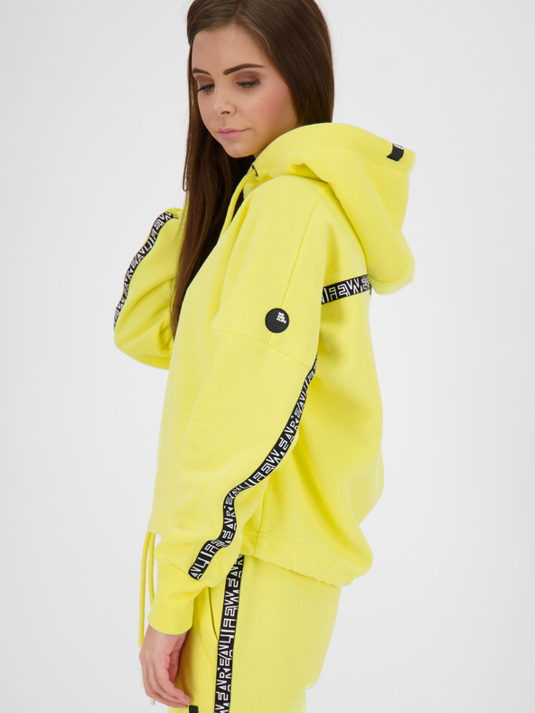 Alife and Kickin Alife and Kickin' žuta ženska majica s kapuljačom