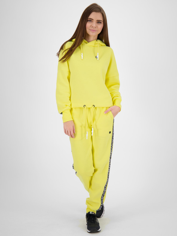 Alife and Kickin Alife and Kickin' žuta ženska majica s kapuljačom