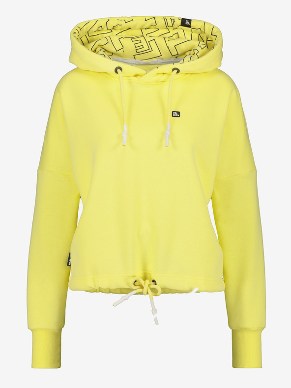 Alife and Kickin Alife and Kickin' žuta ženska majica s kapuljačom