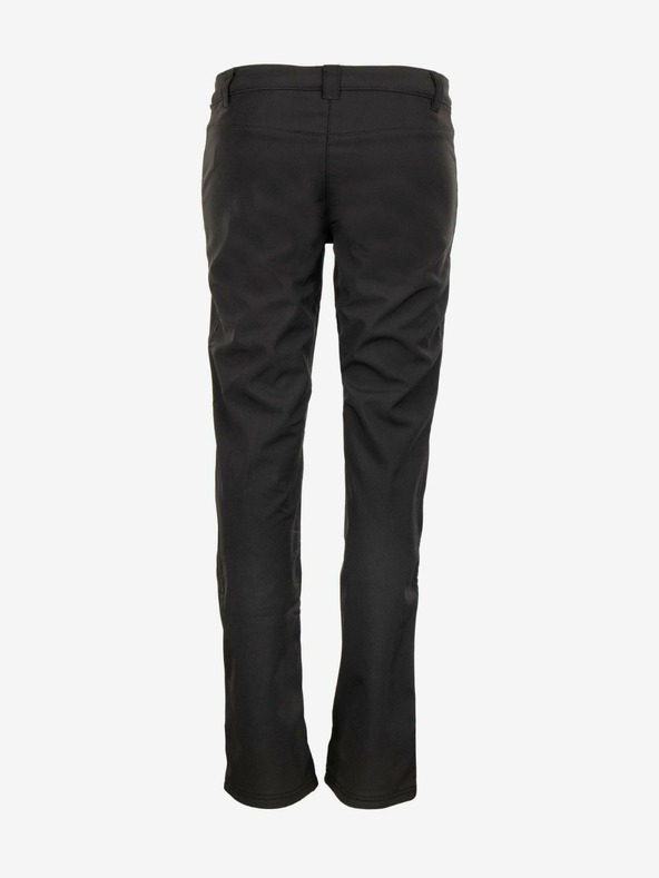 ALPINE PRO Crne ženske softshell hlače ALPINE PRO SUNA