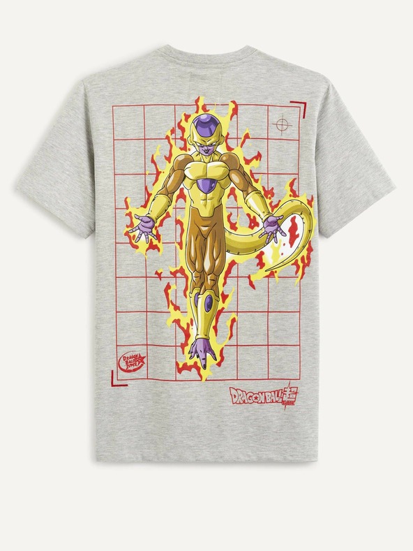 Celio Siva muška majica s printom na leđima Celio Lvedrago1