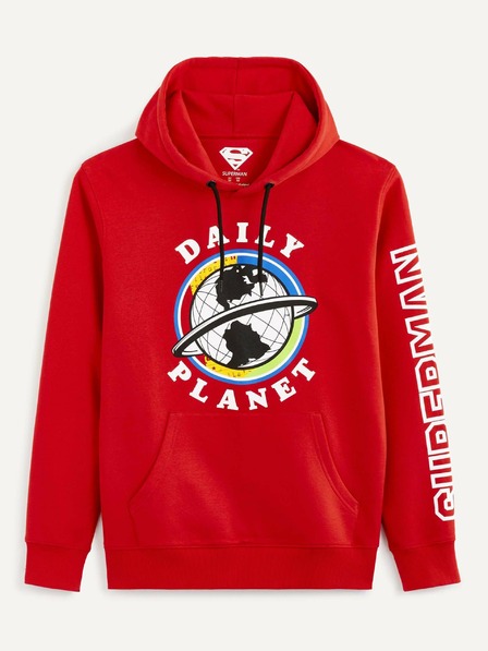 Celio Crvena muška majica s printom Celio Lvemansw