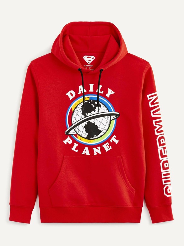 Celio Crvena muška majica s printom Celio Lvemansw