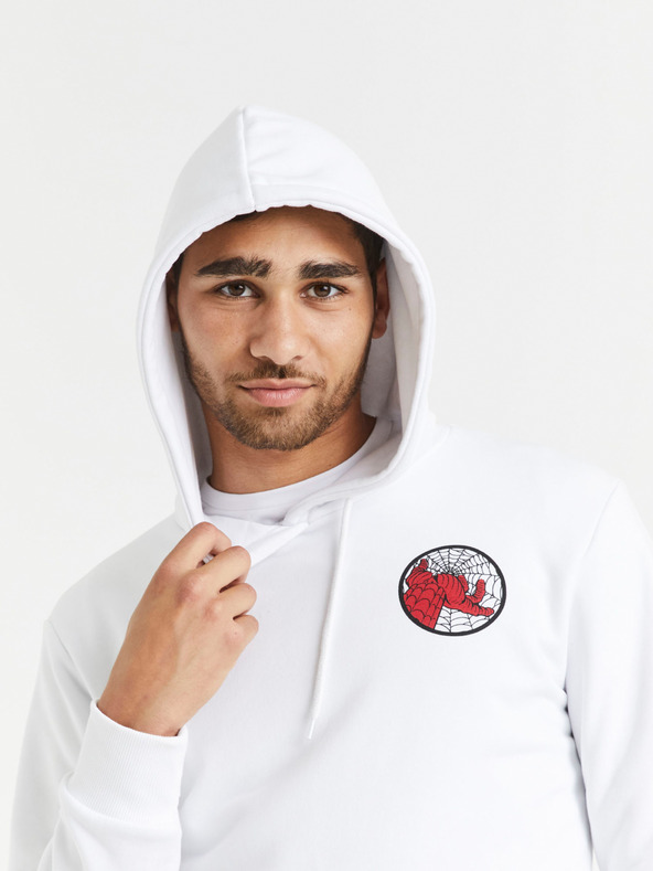 Celio Bijeli muški sweatshirt Celio Lvespidsw