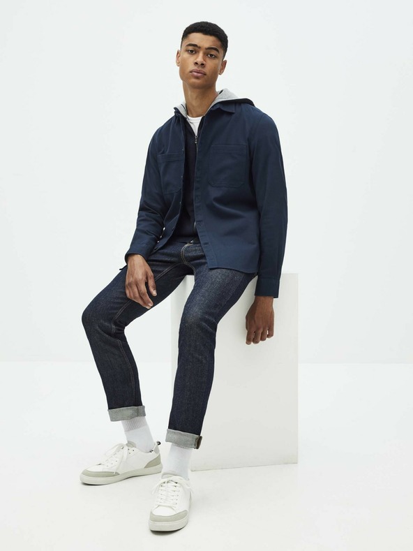 Celio Celio Sawork tamnoplava košulja