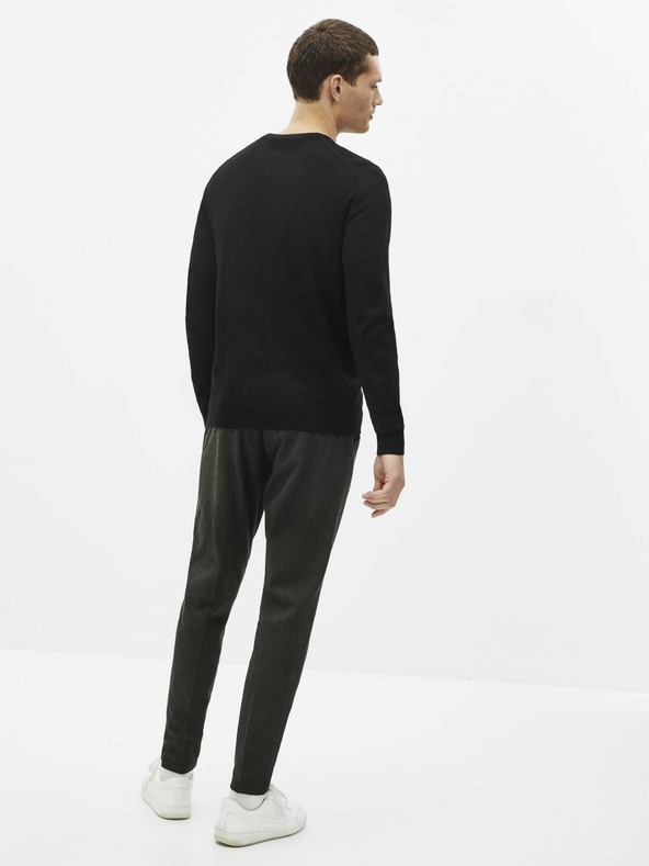 Celio Crni vuneni džemper Celio Semeriv