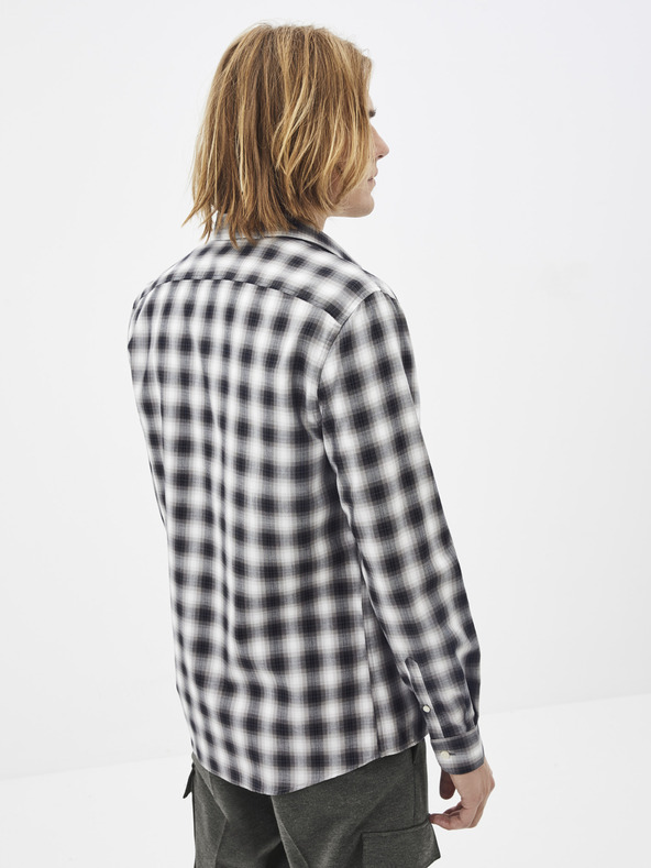 Celio Crno-bijela karirana košulja Celio Sablaflou