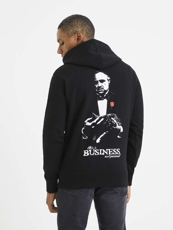 Celio Celio Lvegodsw crna muška majica