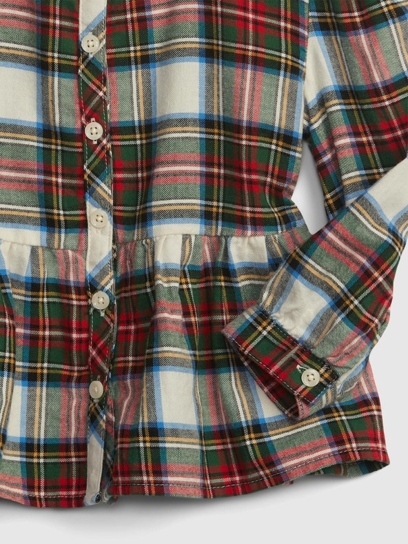 GAP Baby košuljasti top peplum GAP