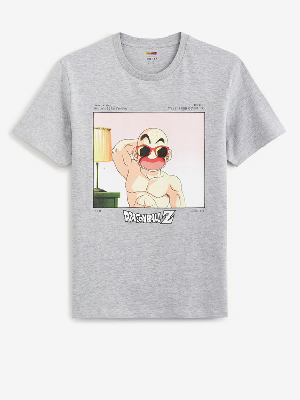 Celio Celio Dragon Ball Super siva muška majica