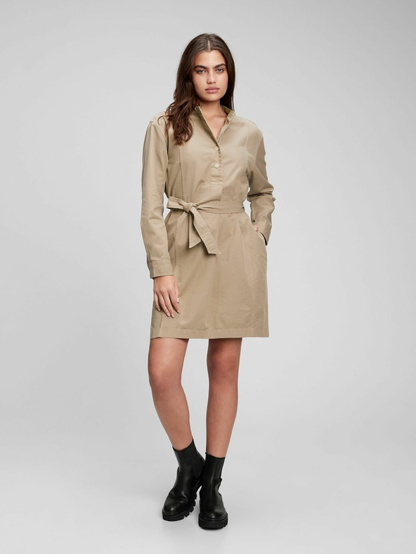 GAP Košulja mini haljina sa džepovima Utility GAP