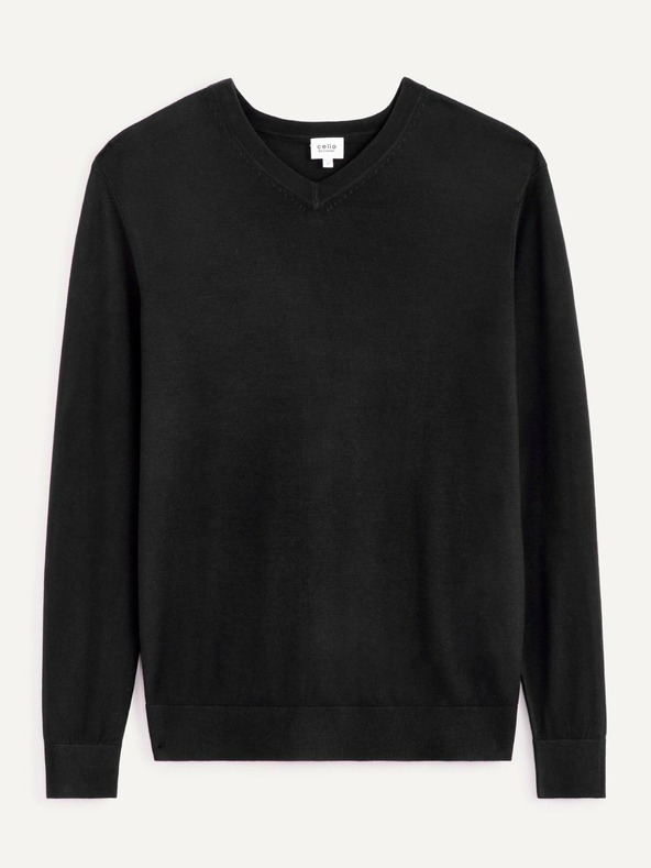 Celio Celio Befisrtv crni muški pulover
