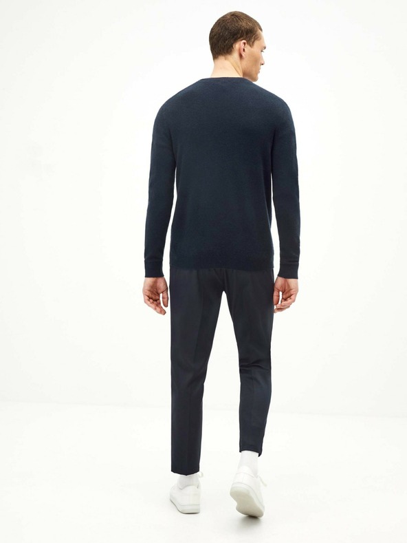 Celio Celio Jecloud tamnoplavi muški pulover od kašmira