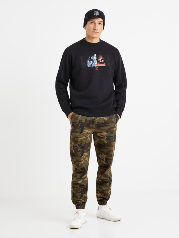 Celio Celio Attack on Titan crna muška majica