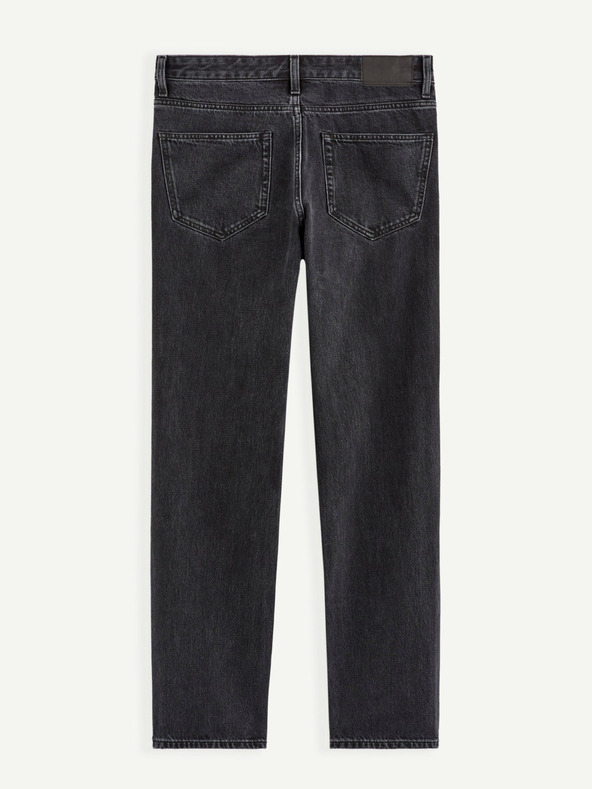 Celio Crne traperice širokog kroja Celio C75 Coback4